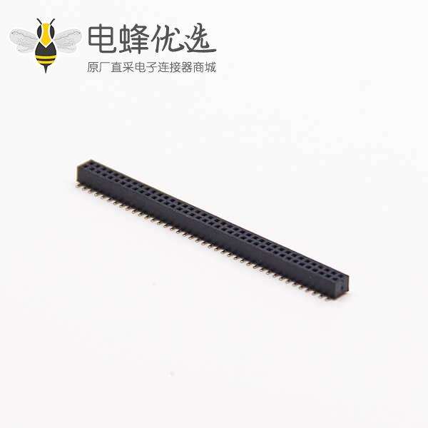 1.0mm排母直式双排1.0 PH 2&times;40 PIN贴板