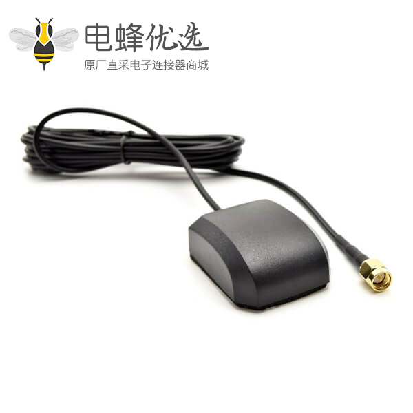 GPS/GNSS 3dBi 3米线长天线SMA 公头