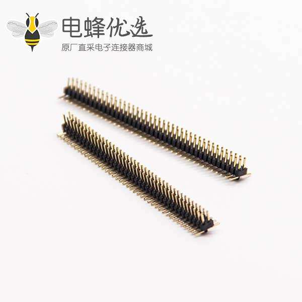 双排插针连接器直式180度1.0 PH 2&times;40 PIN贴板