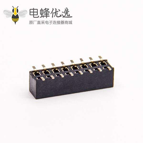 排母连接器直式贴板式母头16pin双排SMT