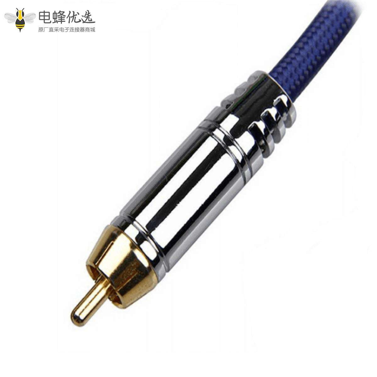 汽车音频连接线RCA公转公1.8M