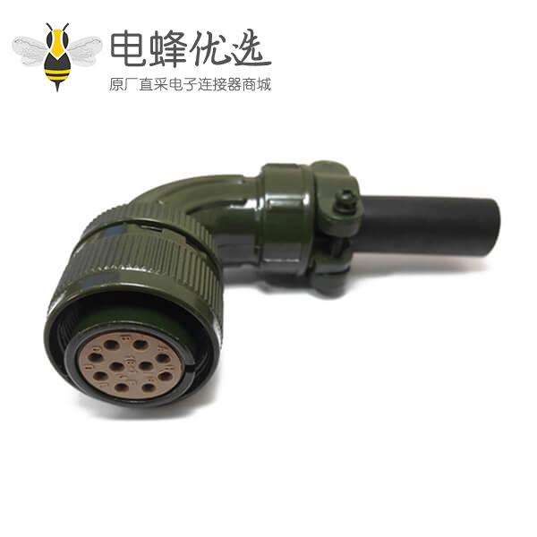 动力接头电源航空插头MS3108A18-1S防水10芯连接器