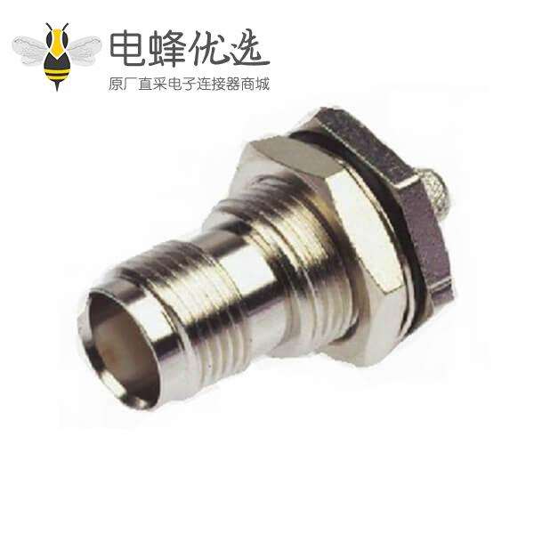TNC直型母头50&Omega;隔板面板安装连接器锁接头端子