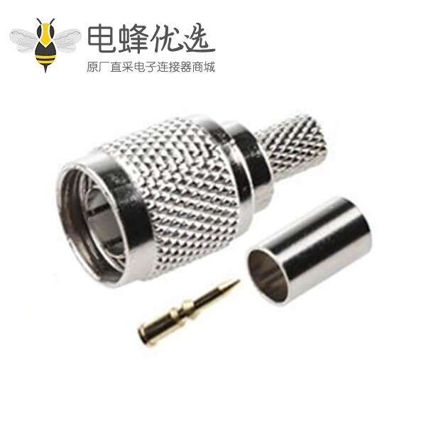 TNC连接器接RG140/U公头直通75&Omega;电缆安装座