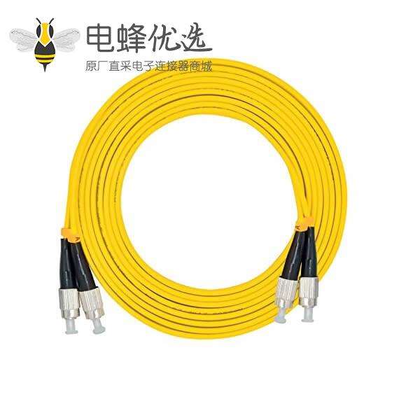 3米光纤跳线FC转FC双工单模9/125&mu;m OS2