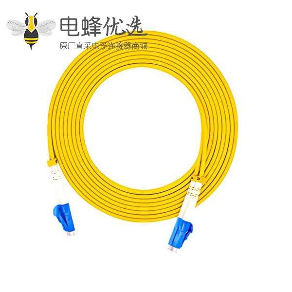 光纤跳线LC转LC线长3米 9/125&mu;m OS2双工单模