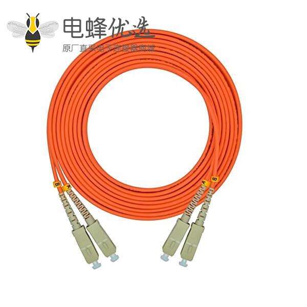 SC光纤跳线OM1双工多模62.5/125线长3米