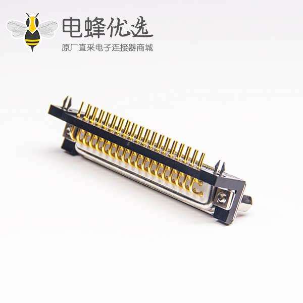优质车针型DB接头90度白色胶芯铆锁连接插PCB板