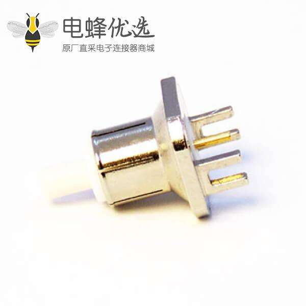 BNC端子接PCB板母头直式卡板式连接器75欧姆