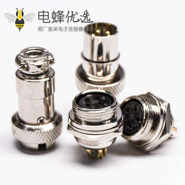 GX16反接航空插头圆形航空插头插座连接器