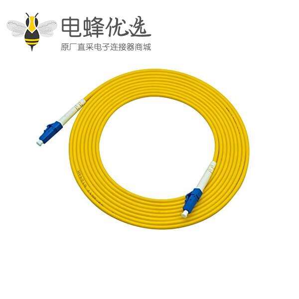 LC光纤跳线3M 9/125&mu;m OS2单工单模