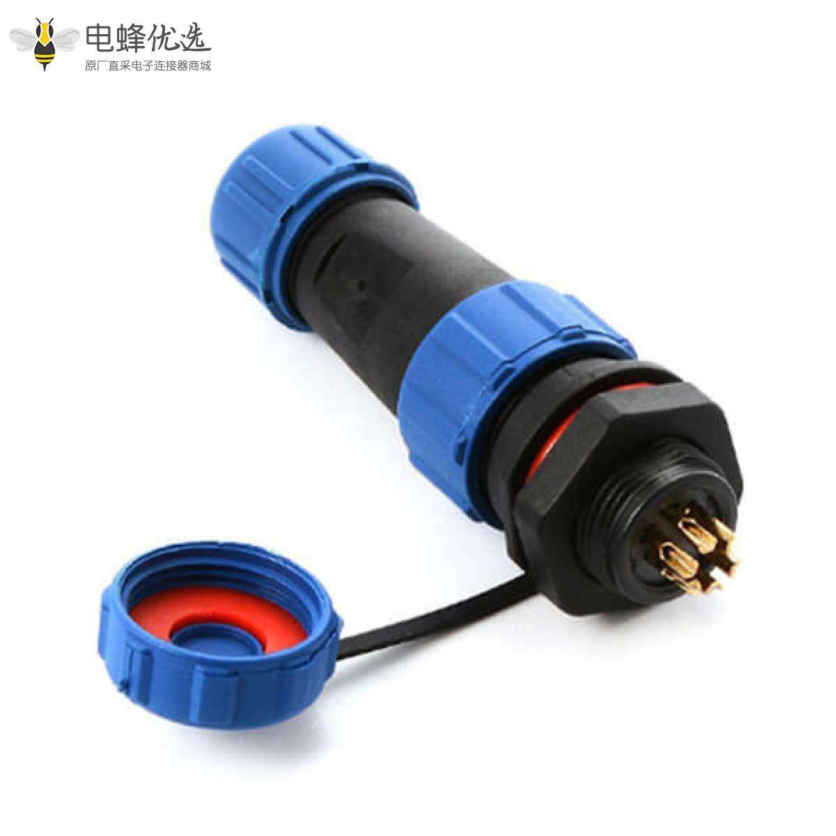 SP1310 防水航空插头插座 SP13-6 6芯 5A 防水连接器