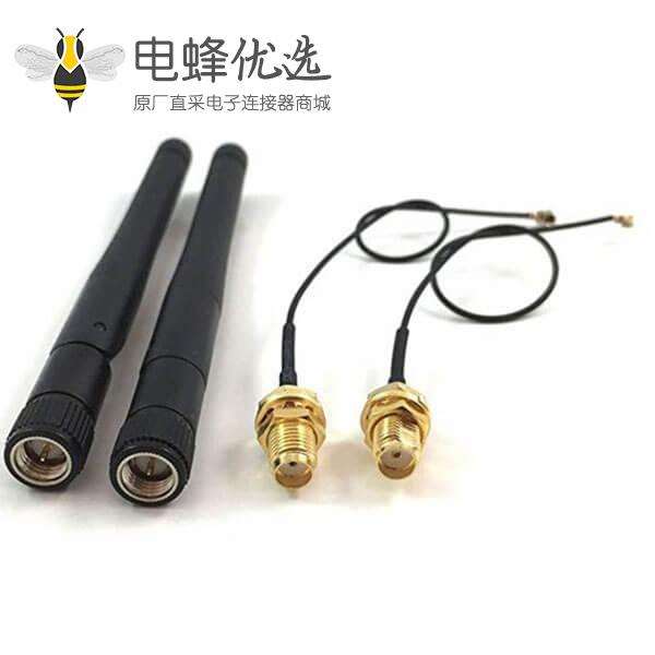 高增益433MHz天线接SMA公头3dBi天线
