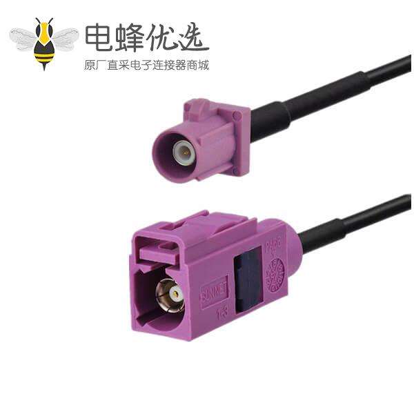 防水Fakra无线电延长线H型母转母RG174线线长5M