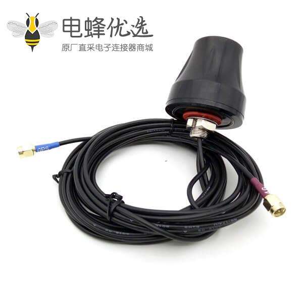 高增益4G GPS 组合全向天线28dbi接SMA头