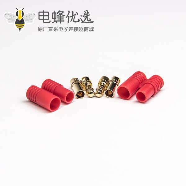 60A香蕉头PM3507 3.5MM 30-60A 铜镀金电源插头