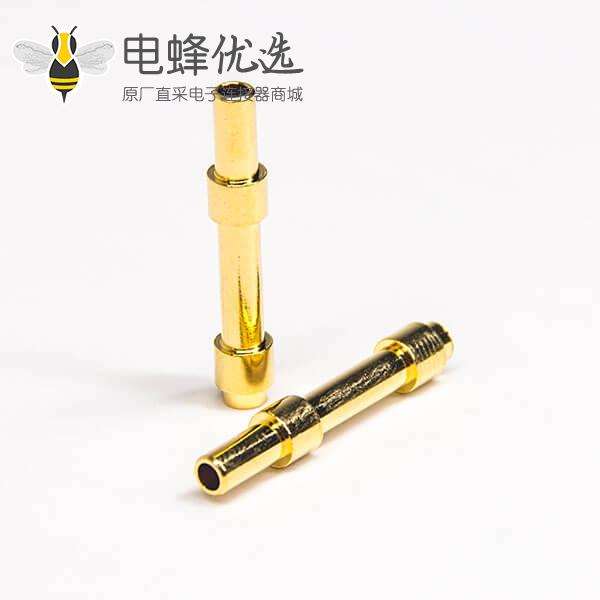 光源灯插头直式端子镀金电灯插头