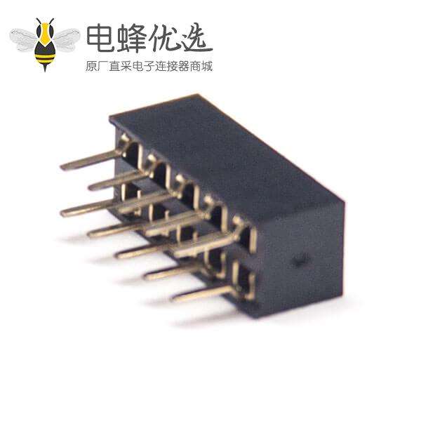2.0间距双排母直式单塑2&times;5Pin插PCB板10pcs