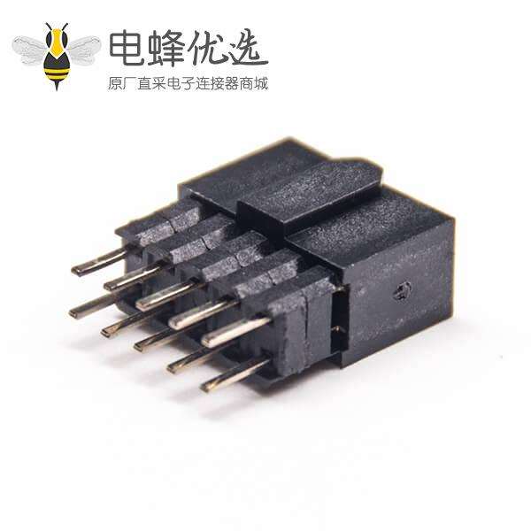 2.54间距双排插座三塑排母穿孔2pcs