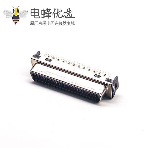 SCSI 50芯连接器HPCN型直式母头刺破式接头接线