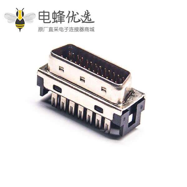 SCSI直插HPDB26芯公头刺破式插头连接器