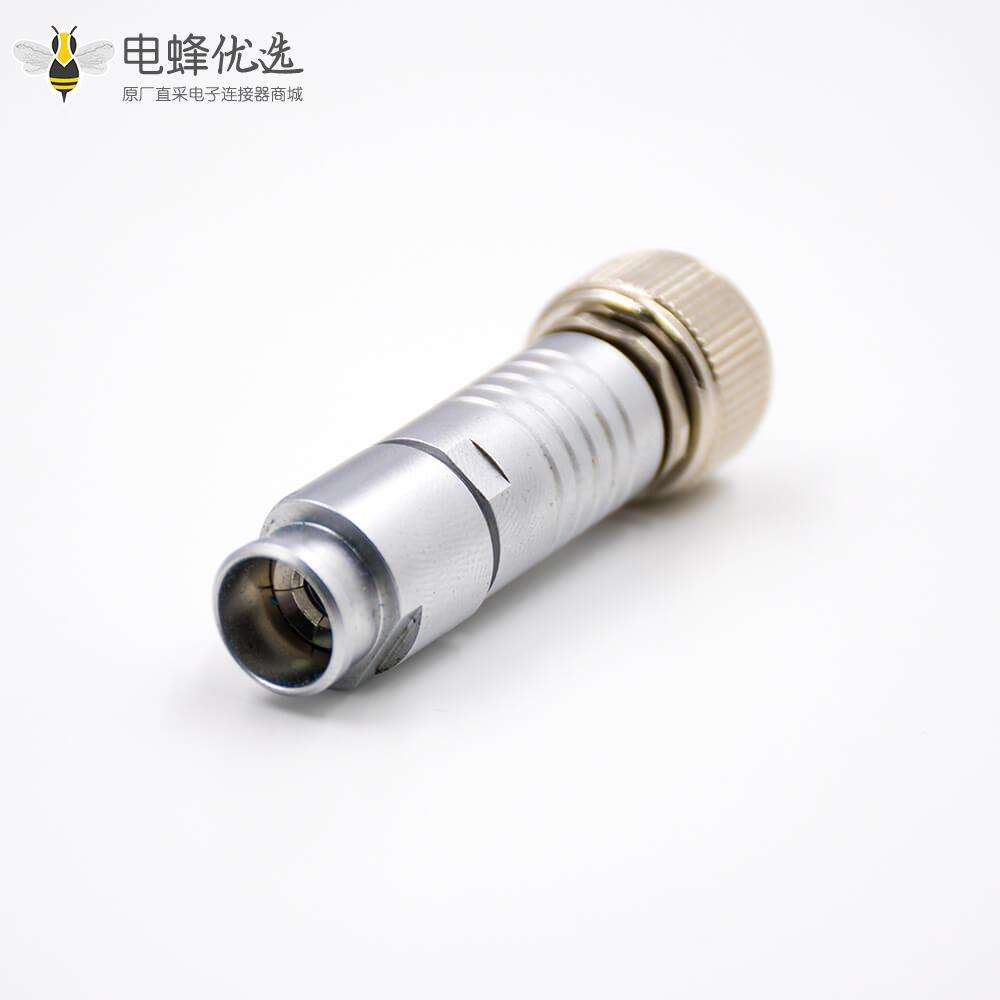 M12母插头8芯防水A扣母头180&deg;组装接头接线连接器带屏蔽