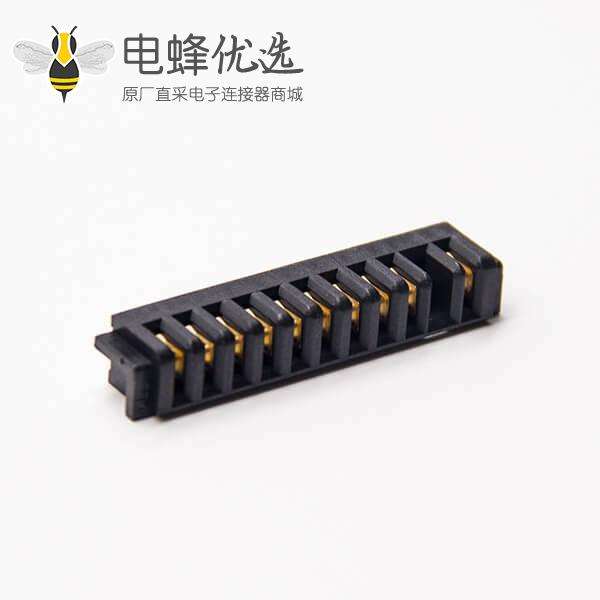 母头10芯连接器2.5MM间距左防呆直式电池座