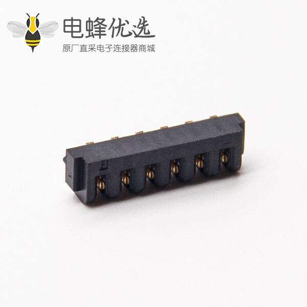 贴片电池座2.0MM间距6芯母座连接器