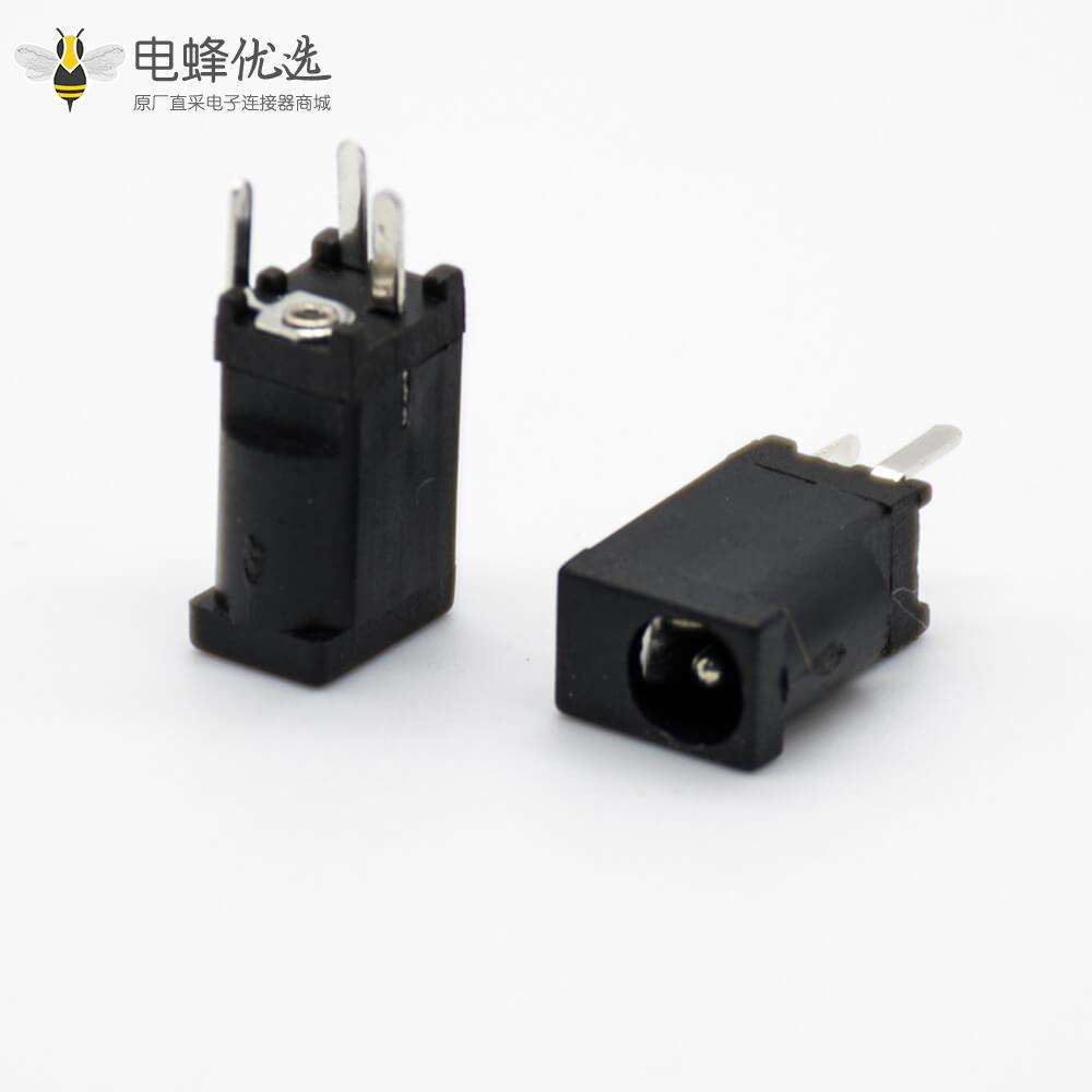 DC直流公座不带屏蔽插孔贴片焊接直式3.5*1.3mm电源连接器