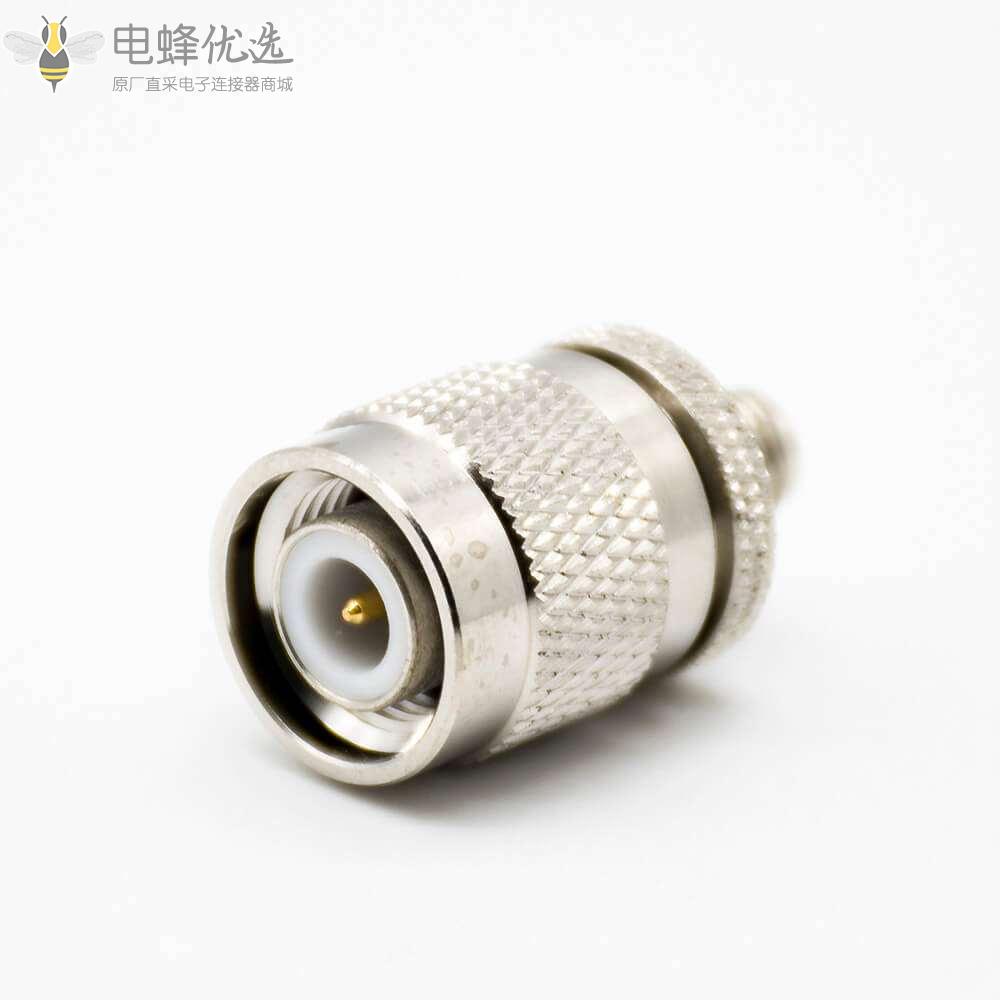 TNC转接头TNC转SMA公转母直式镀镍RF射频同轴连接器JK
