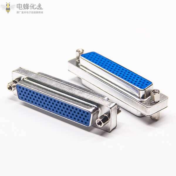DB转接头金属直式78芯高密度母头转母头