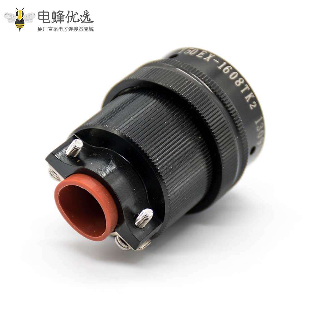 航空电连接器卡口连接接线16壳体号母插头8芯直式Y50EX连接器