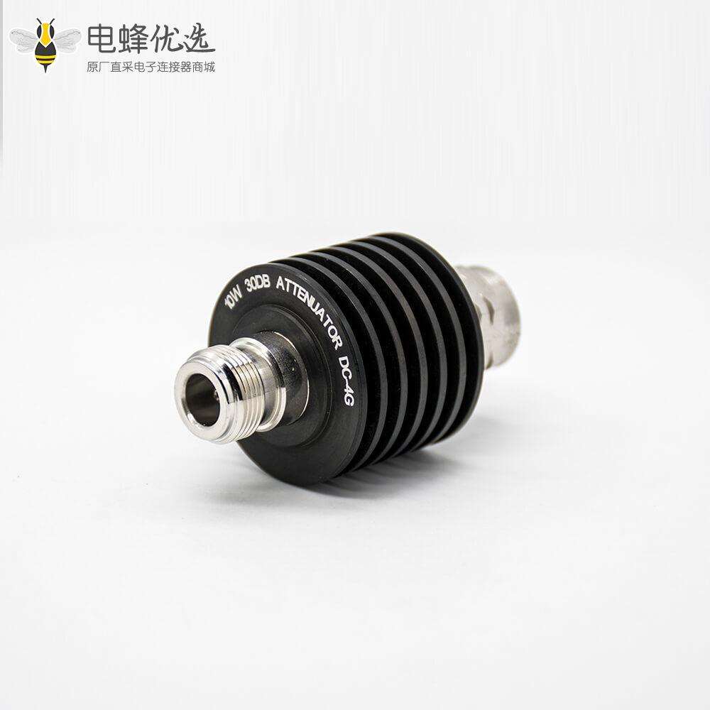 RF衰减器N头公头转母头直式天馈防雷器负载连接器10W-4GN30