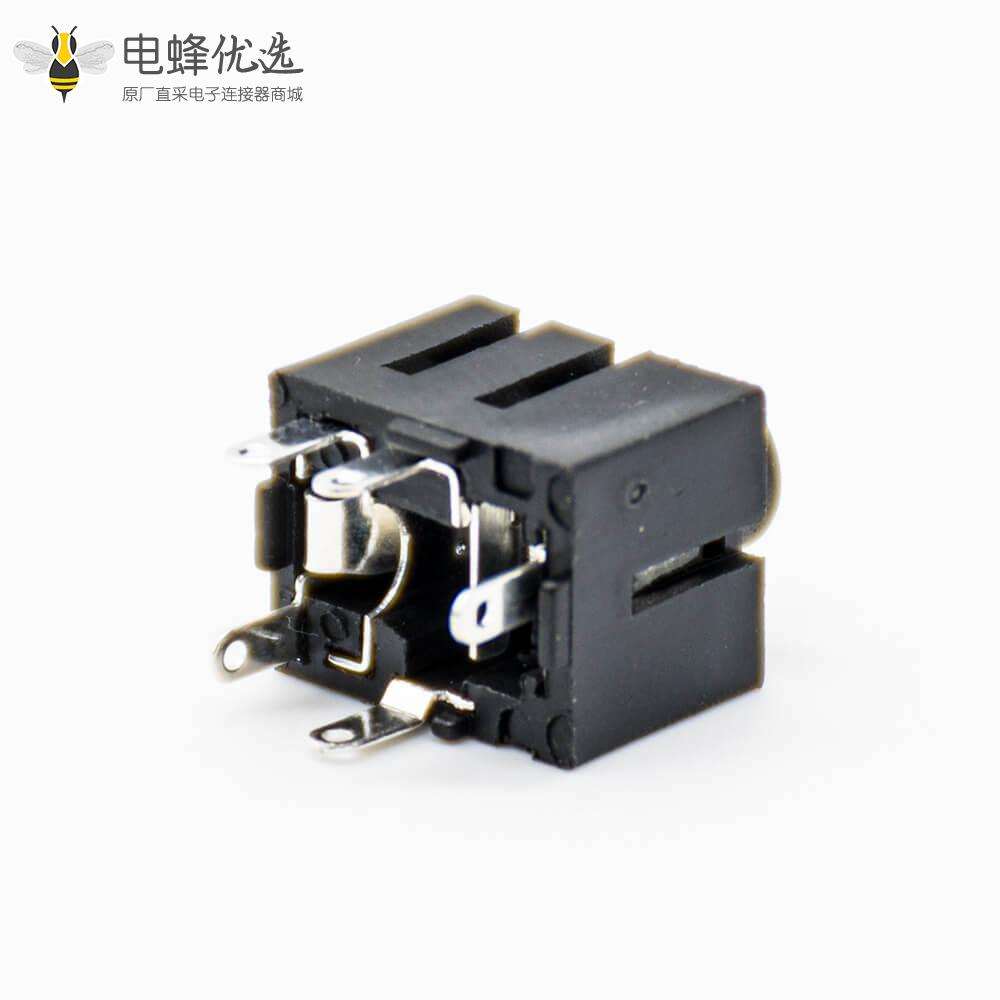dc直流电源插座贴片焊接直式不带屏蔽塑料母插座插孔