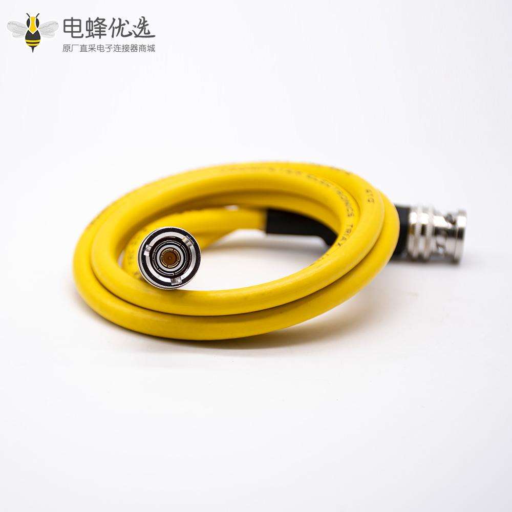 同轴线 BNC不锈钢头公头转N公头直对直微波线材