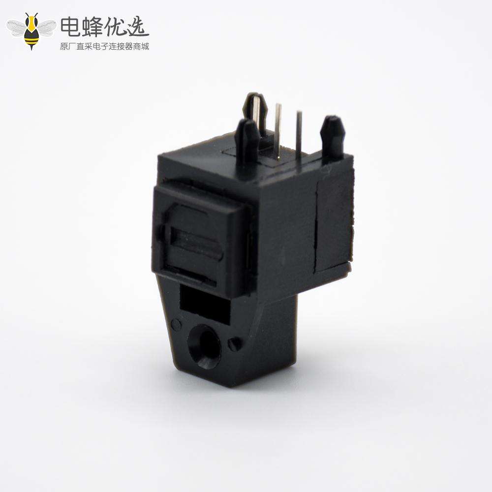 自动门光纤接收发射头单头光纤插座弯式插孔面板