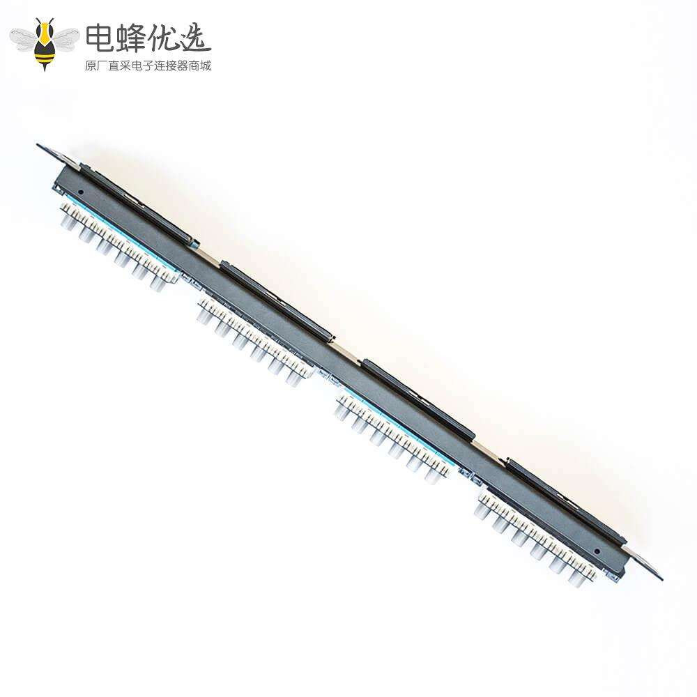 六类配线架19英寸24端口110双IDC不带屏蔽配线架