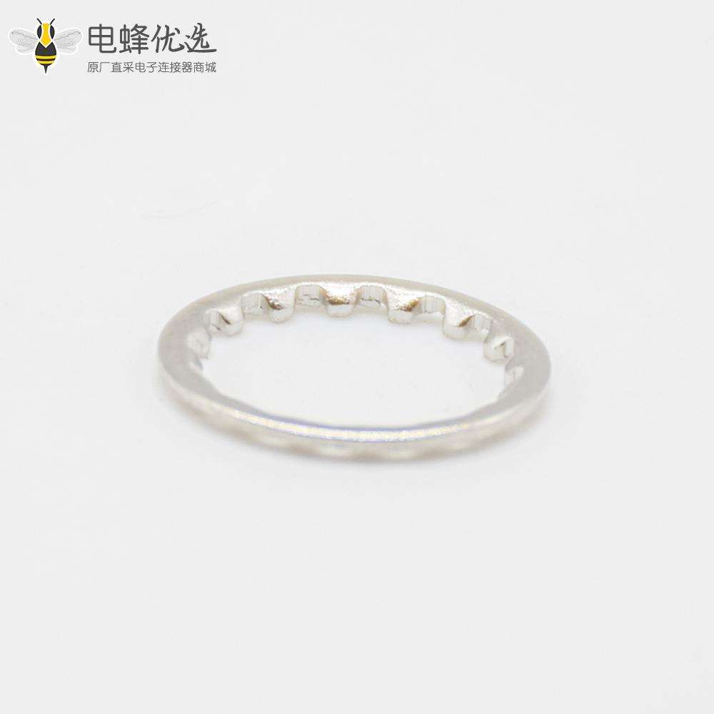 锁紧螺母垫片镀镍F母头带齿垫片