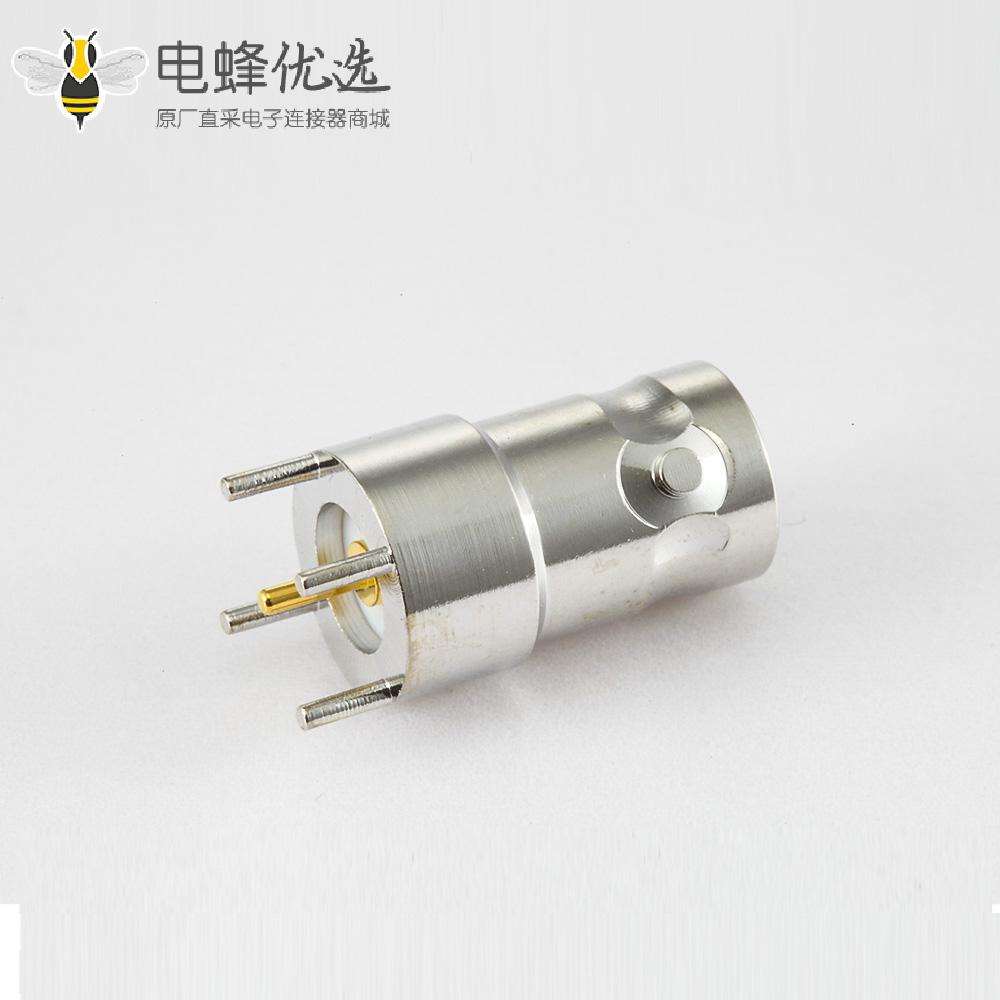 BNC连接器母头50&Omega;直式PCB安装插孔