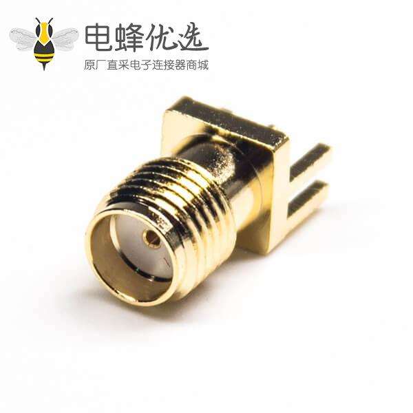 卡板式连接器sma母头180度镀金