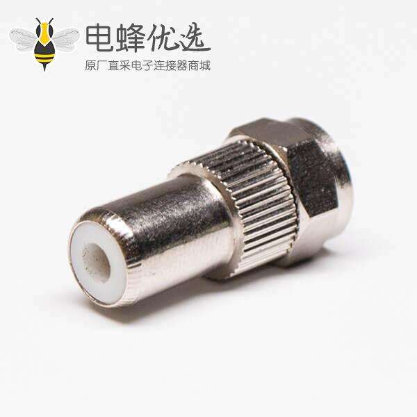 F公转RCA母公转母同轴直式连接器