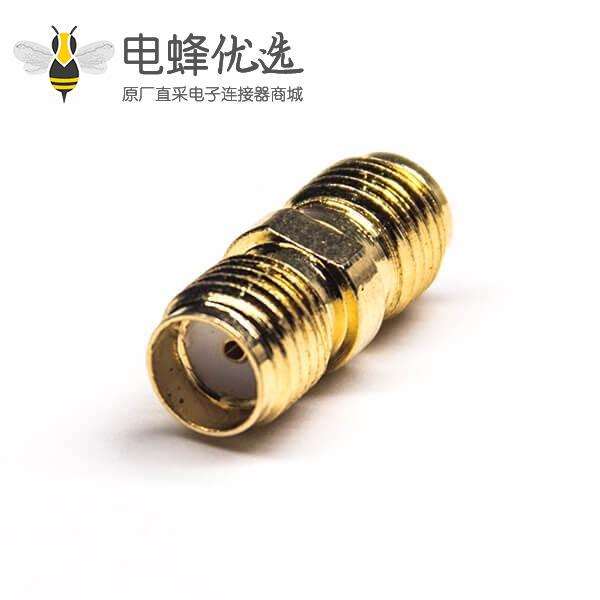 SMA母转反极性母转接头镀金