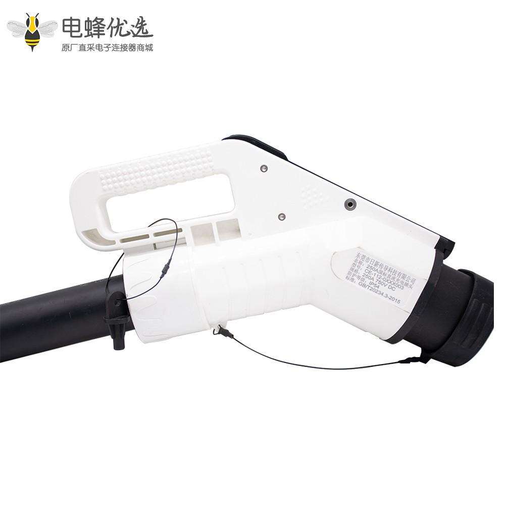 新能源充电枪国标电动汽车供电端充电桩端充电枪交流250A弯把式