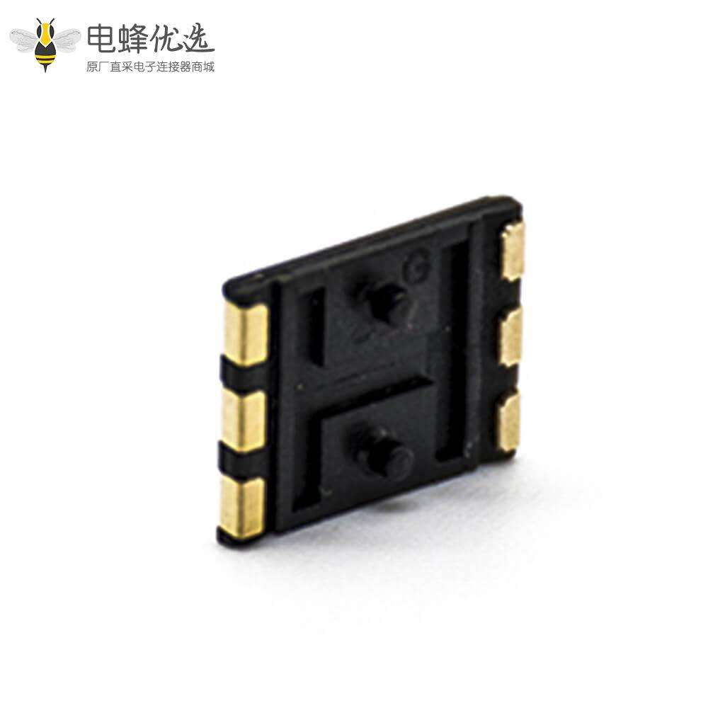 手机电池座充3芯2.54PH塑高1.27H电源连接母座