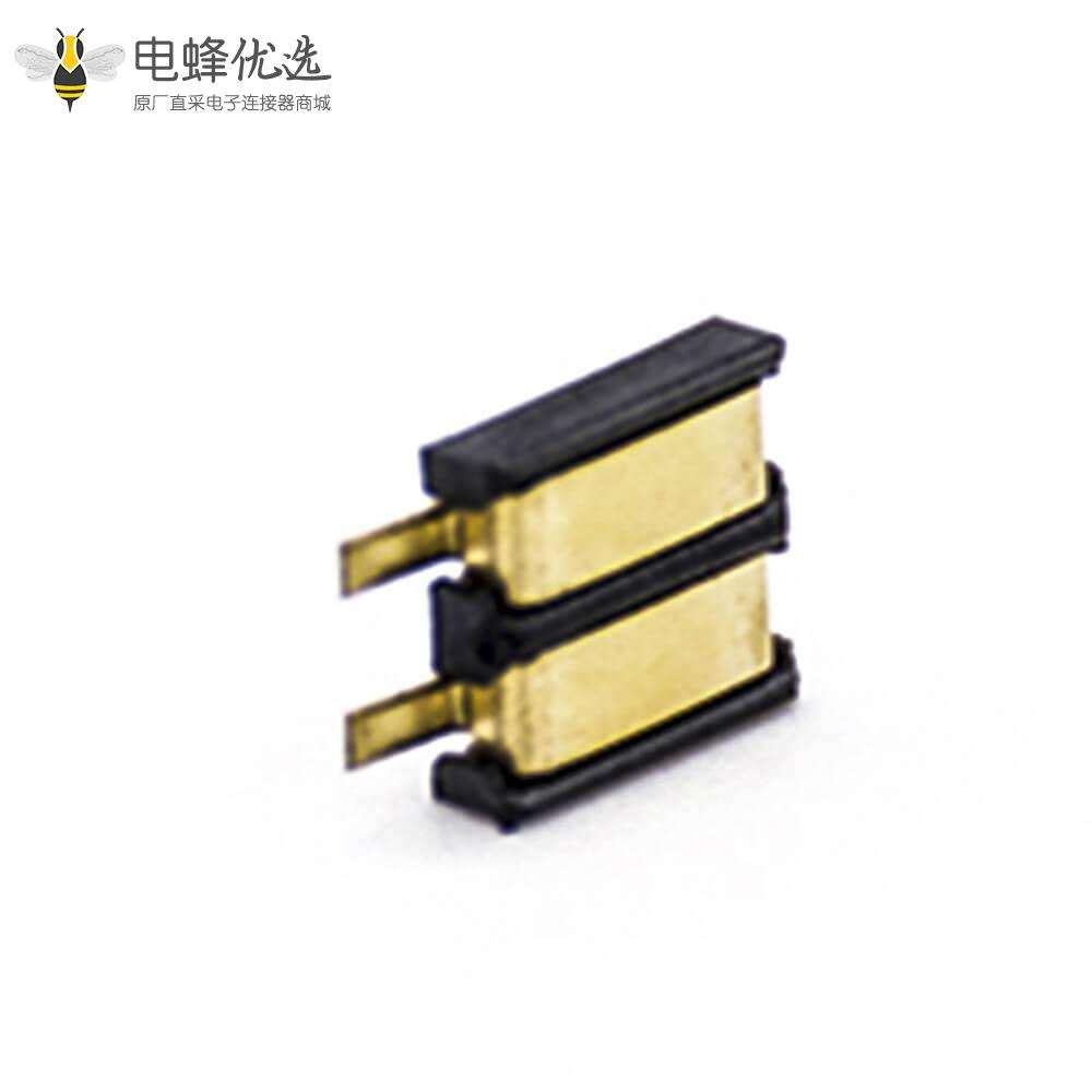 手机电池座连接器间距2.5MM电源接触片2芯