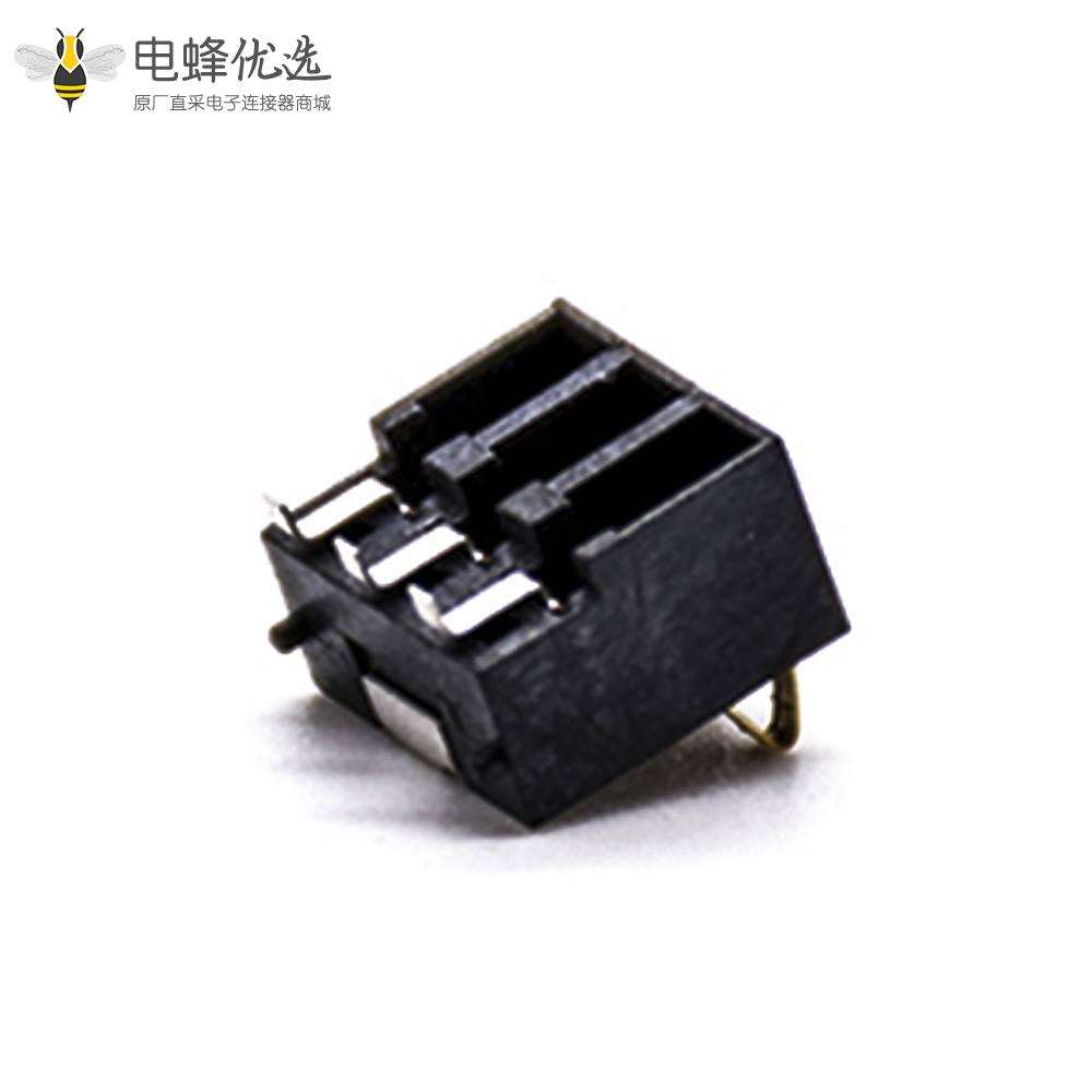 手机电池座接触弹片3芯PCB板安装2.5间距手持设备专用电池座