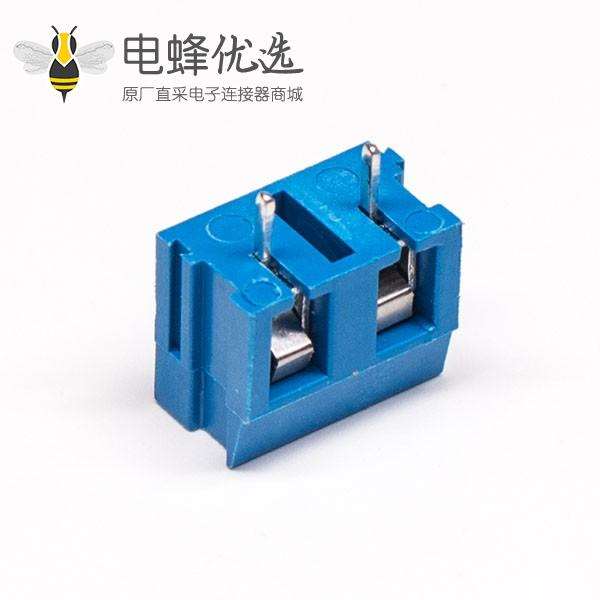2 芯 快速接线端子直式蓝色16A电流直式插PCB板