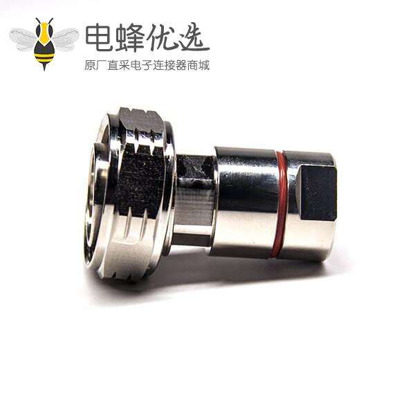 7/16公头锁线50欧姆直式铜镀镍锁线接RG393线材