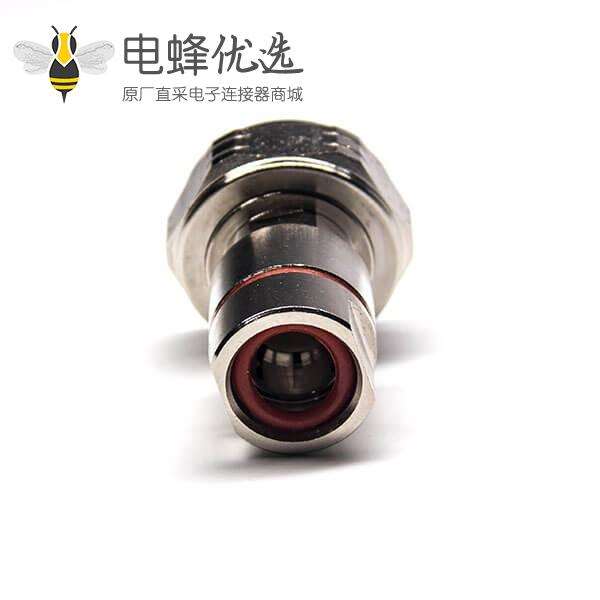 7/16公头锁线50欧姆直式铜镀镍锁线接RG393线材