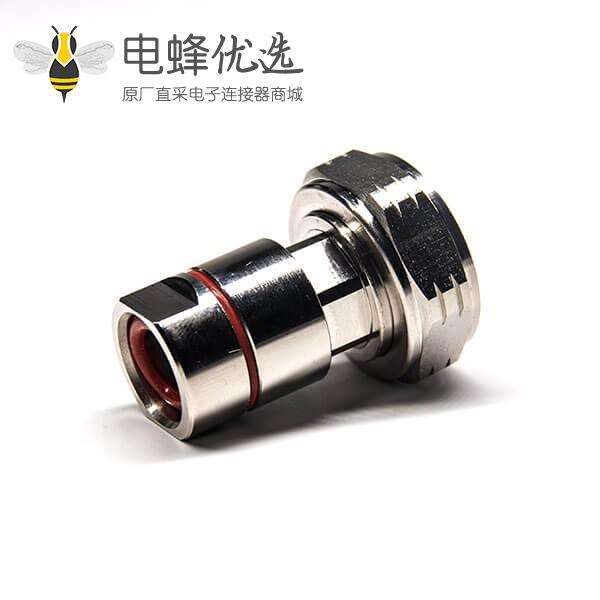 7/16公头锁线50欧姆直式铜镀镍锁线接RG393线材